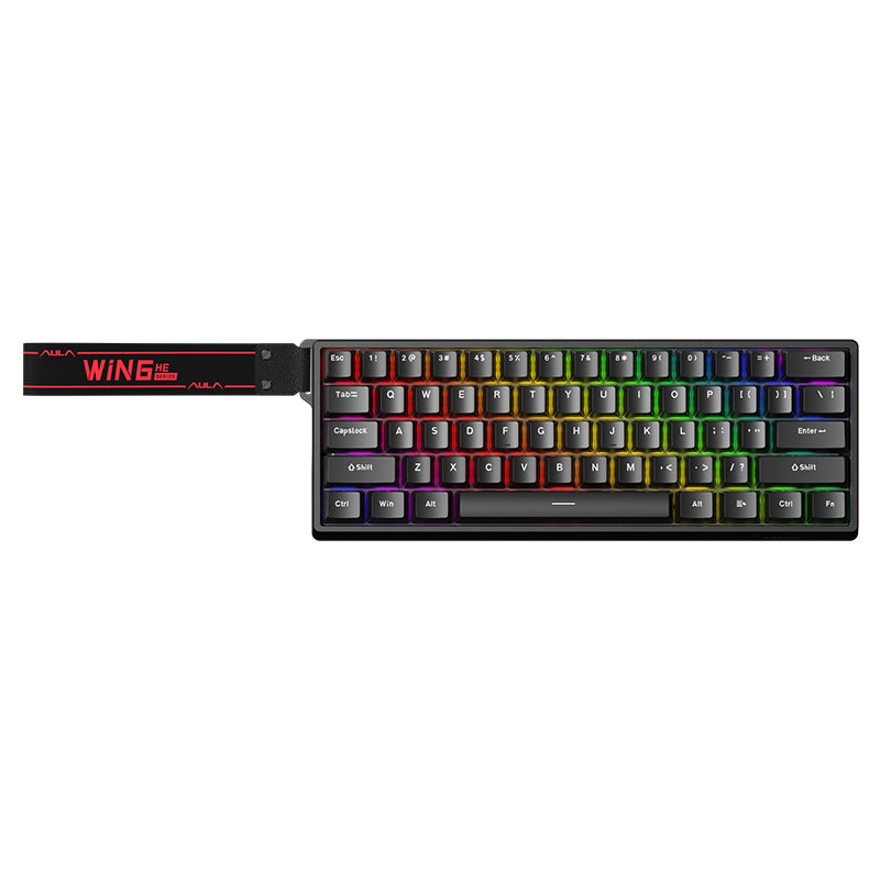 Aula WIN60 HE Magnetic Keyboard 8k polling 60% Магнитна Клавиатура Hall Effect - TypeHero