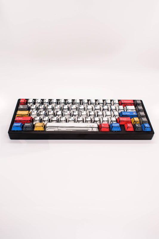 Lucky65 v2 65% Компактна Алуминиева Механична Клавиатура Поръчкова Сглобка (Custom Built) (VIA) (Black) - TypeHero