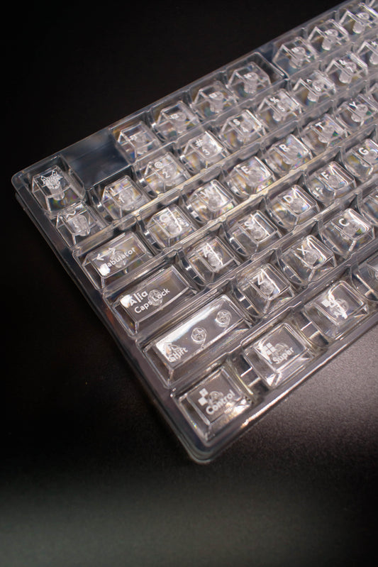 Прозрачни / Transparent Kапачки за Механична Клавиатура Cherry профил - TypeHero