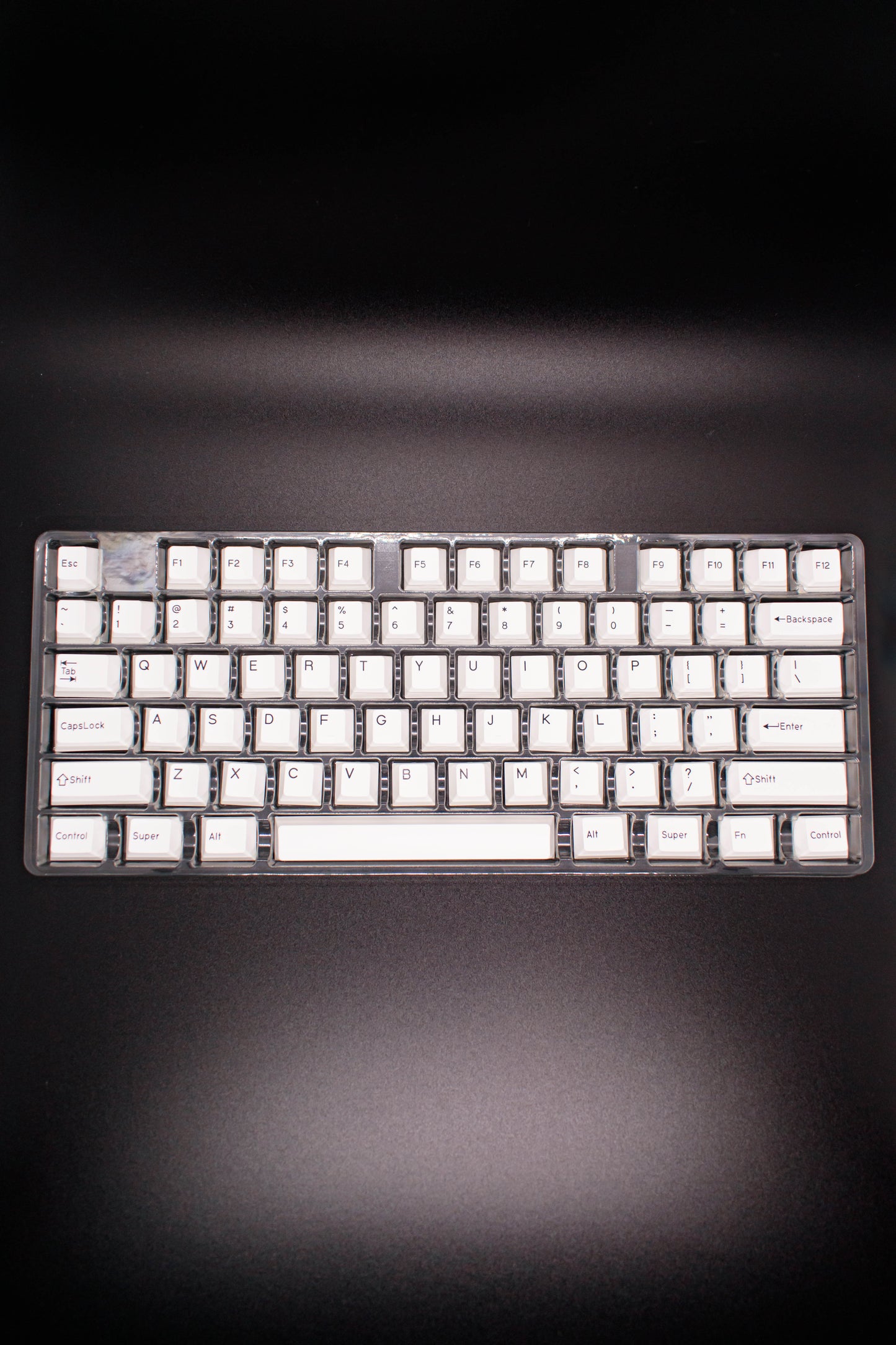 Black on White PBT Doubleshot Капачки за Механична Клавиатура, Cherry profile - TypeHero