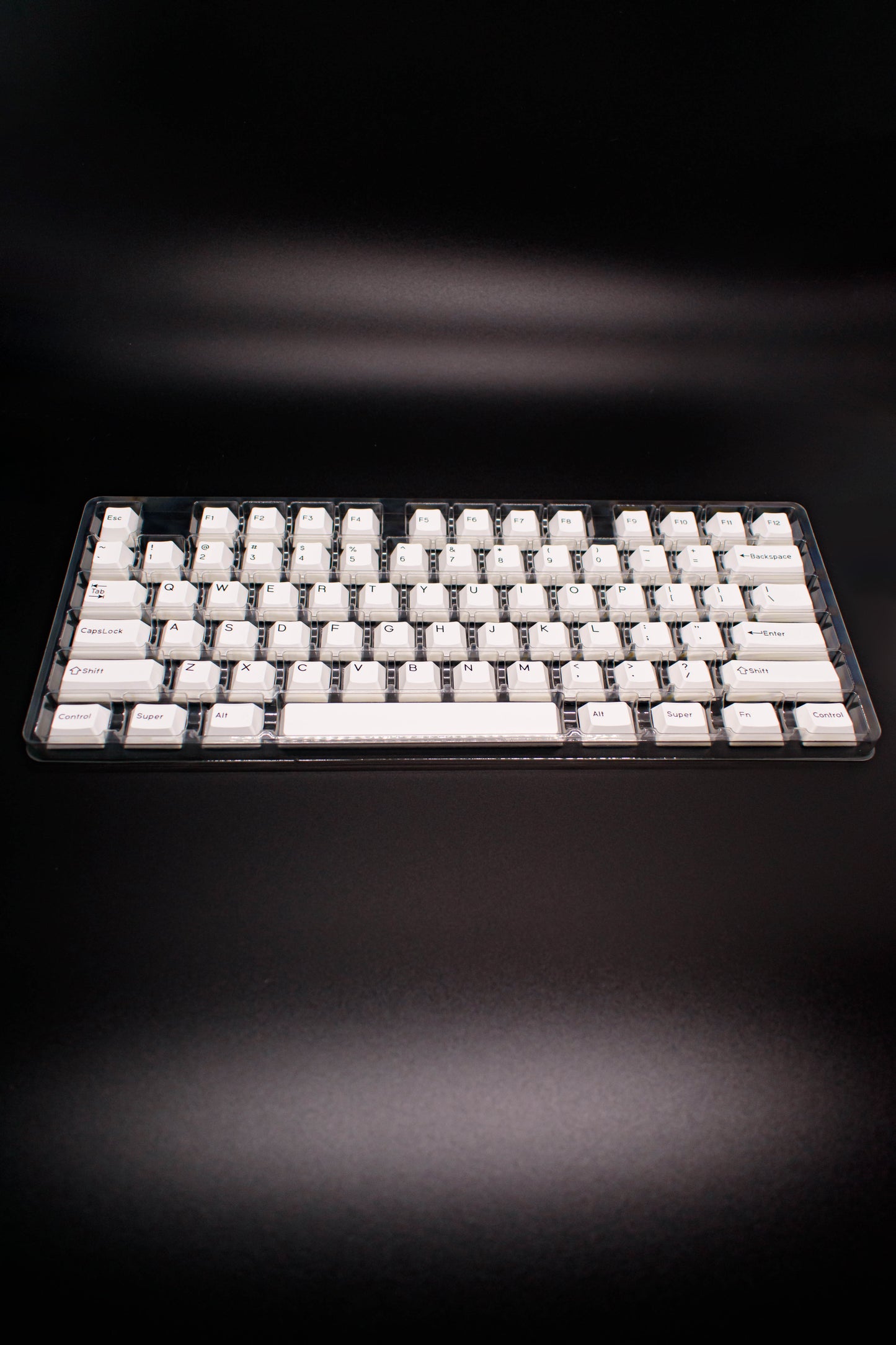 Black on White PBT Doubleshot Капачки за Механична Клавиатура, Cherry profile - TypeHero