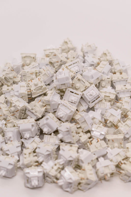 Feker White Marble Суичове за Механична Клавиатура 5-pin (10 броя) - TypeHero