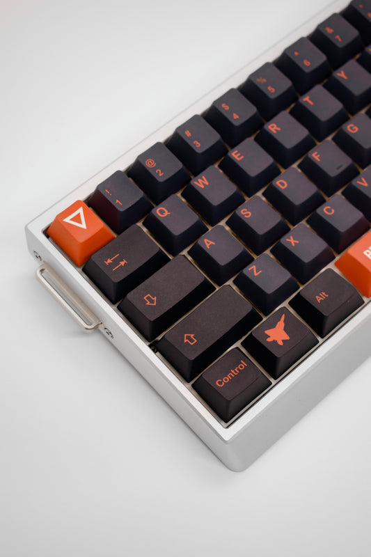 Stealth Fighter Jet 60% Fully Custom Keyboard 64 Keys Aluminum Механична Клавиатура с 64 Клавиша Изцяло Къстъм Сглобка (Custom Built)