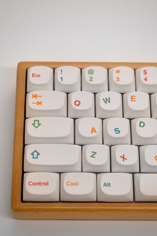 Shifted by Nature 60% Wooden Keyboard 64 Keys Fully Custom Built Механична Клавиатура с Кейс от Бук Изцяло Къстъм Сглобка (Custom Built)