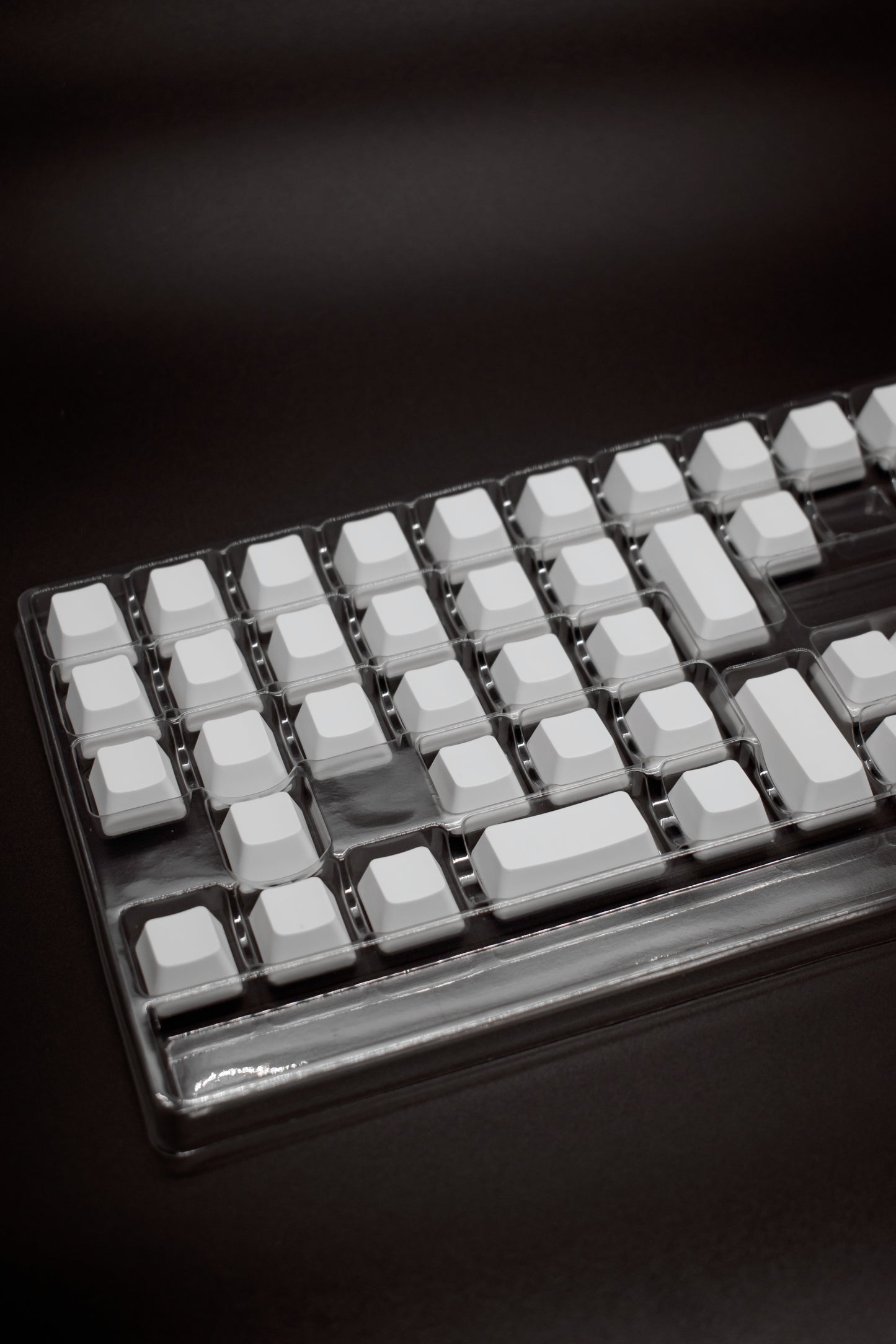 Капачки Без Надписи 125 броя Cherry / OEM Profile PBT Blank Keycap Set White Black - TypeHero
