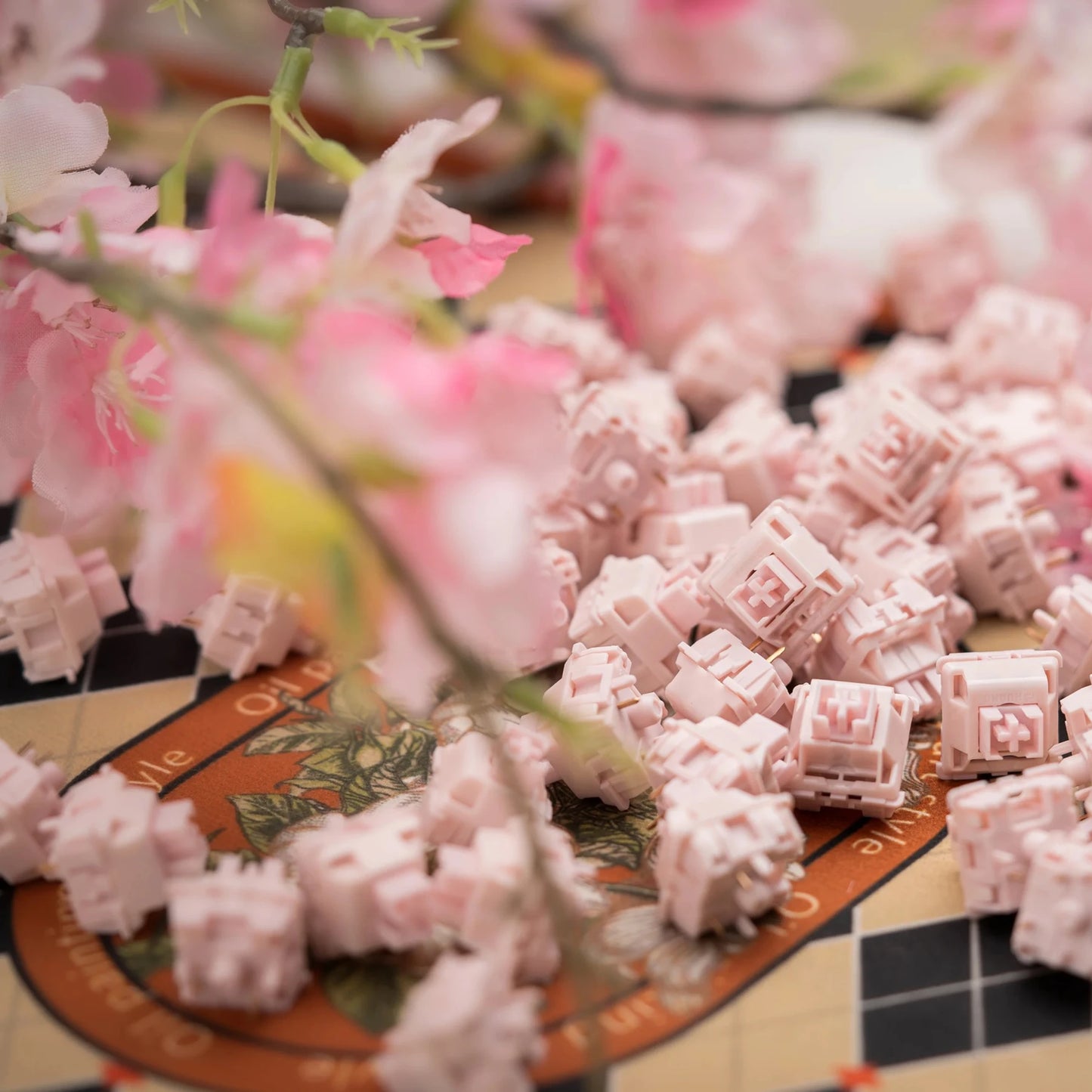 Huano Sakura Switches Linear Линейни Суичове за Механична Клавиатура (10 броя) - TypeHero