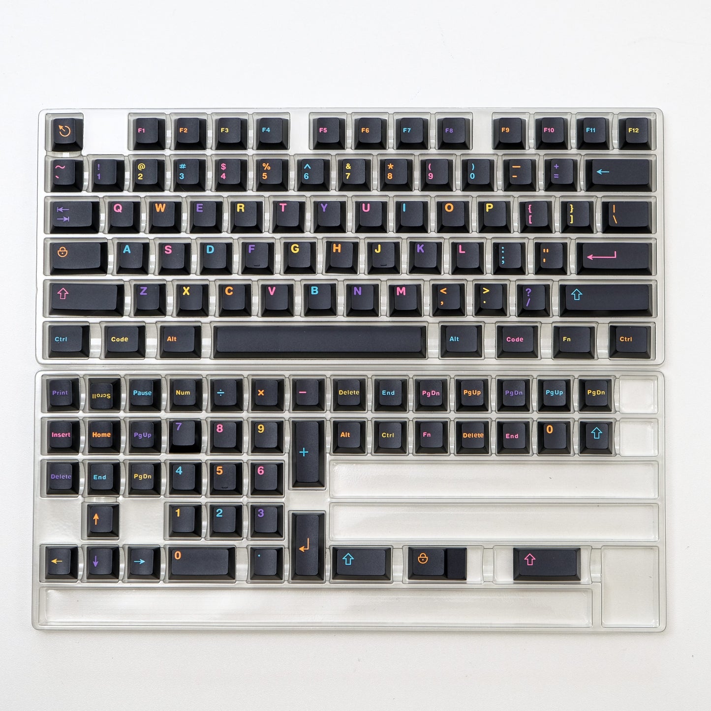 Underworld Black ABS Doubleshot Keycaps