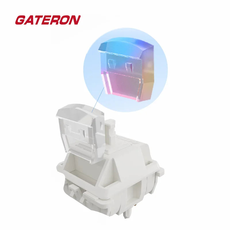 Gateron Smoothie Full POM Linear Switches Суичове за Механична Клавиатура (кутия х35 броя)