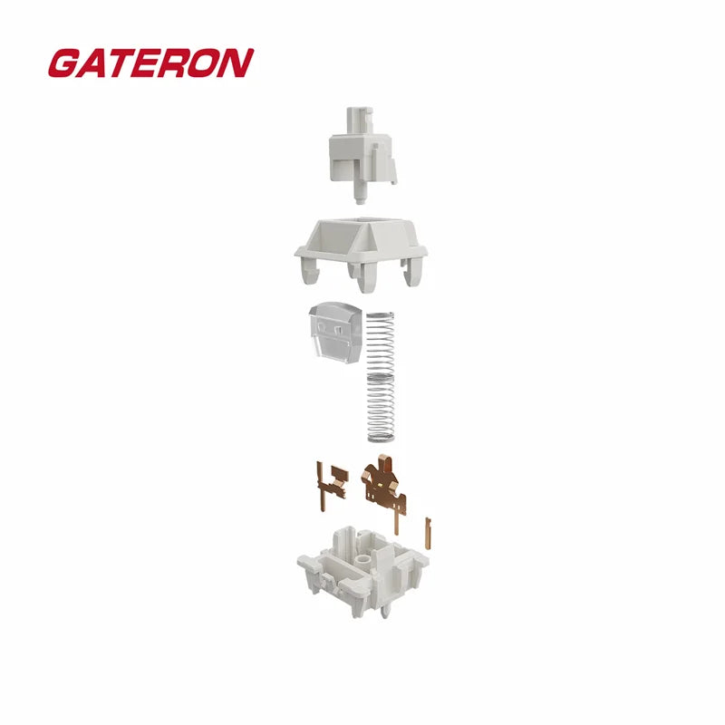 Gateron Smoothie Full POM Linear Switches Суичове за Механична Клавиатура (кутия х35 броя)