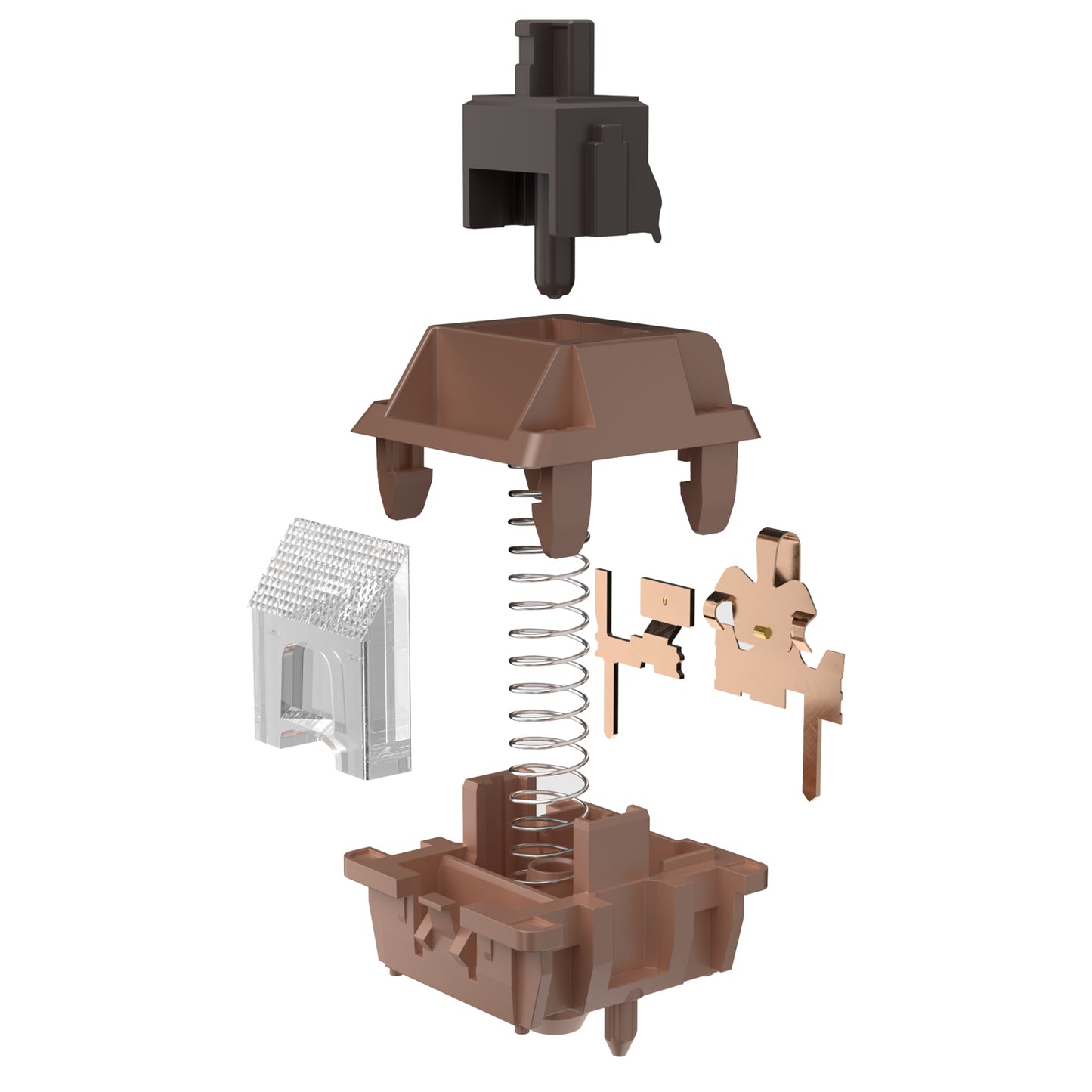 Durock Mocha Chocolate T1 POK Tactile Switch Суич за Механична Клавиатура Тактилен (90 броя)