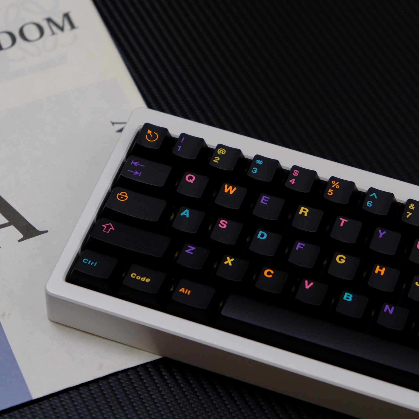 Underworld Black ABS Doubleshot Keycaps
