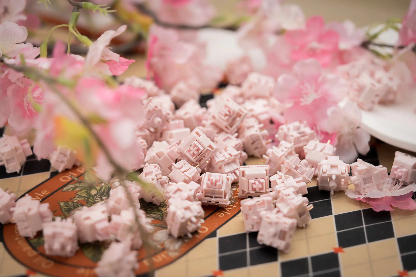 Huano Sakura Switches Linear Линейни Суичове за Механична Клавиатура (10 броя) - TypeHero