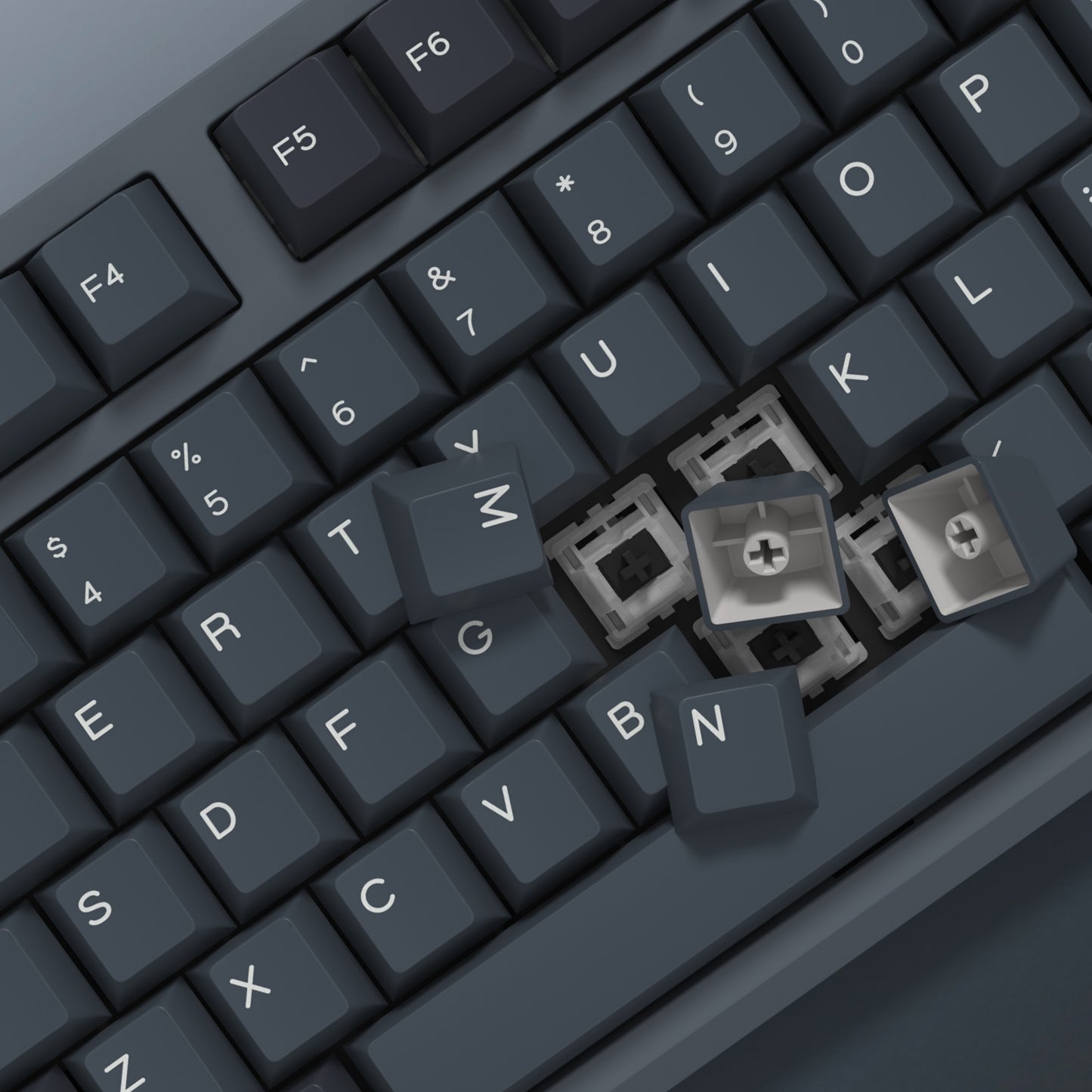 Apollo PBT Doubleshot Keycaps Капачки за Механична Клавиатура 176 броя Cherry Profile - TypeHero