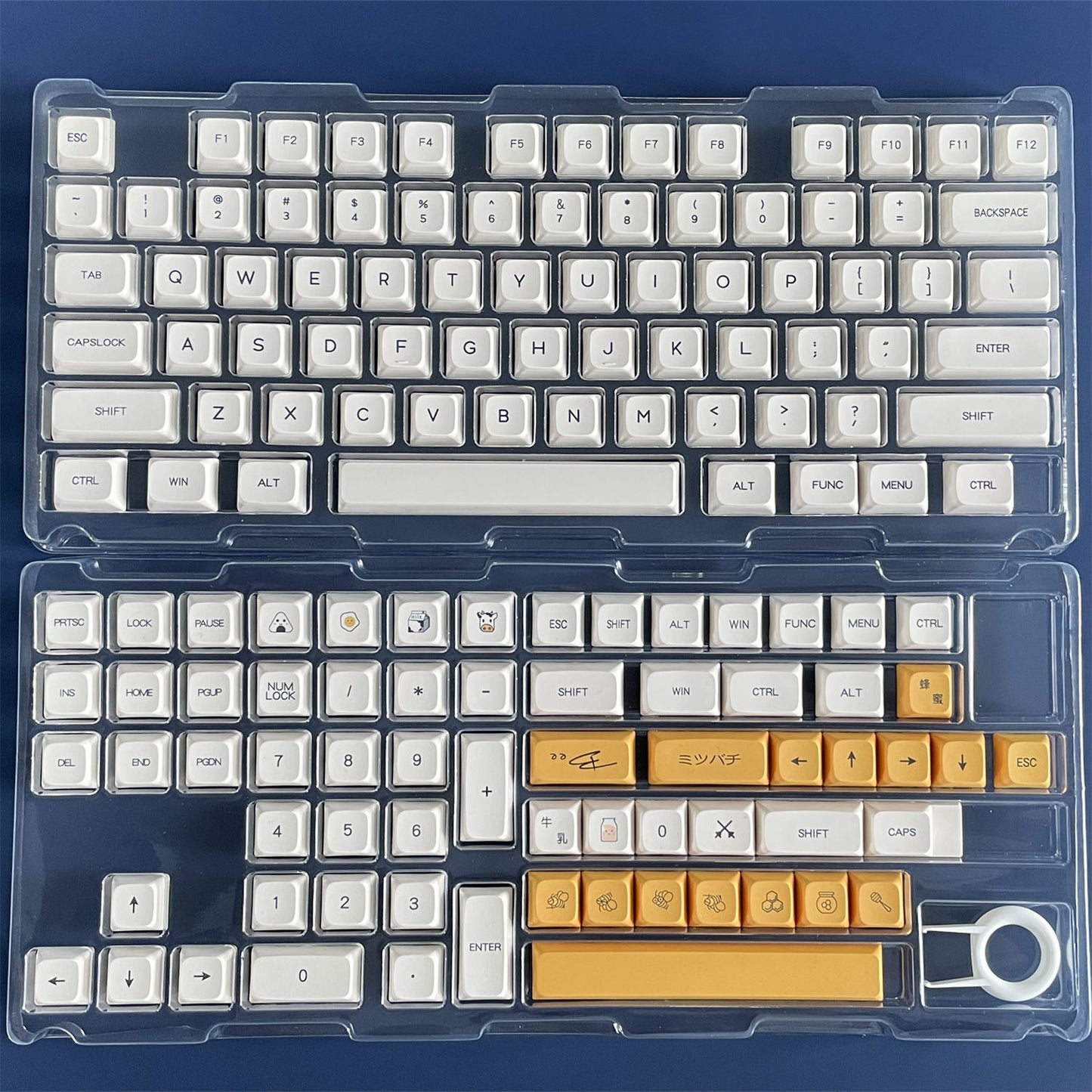 Honey Milk PBT Dye-Sub XDA Капачки за Механична Клавиатура - TypeHero