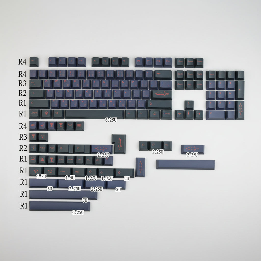 Alter PBT Keycaps Cherry Profile