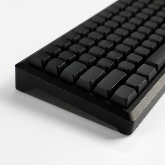Blank Black ZDA Profile Keycaps Капачки с "Празен" Дизайн без Надписи 127 броя (XDA like profile) - TypeHero