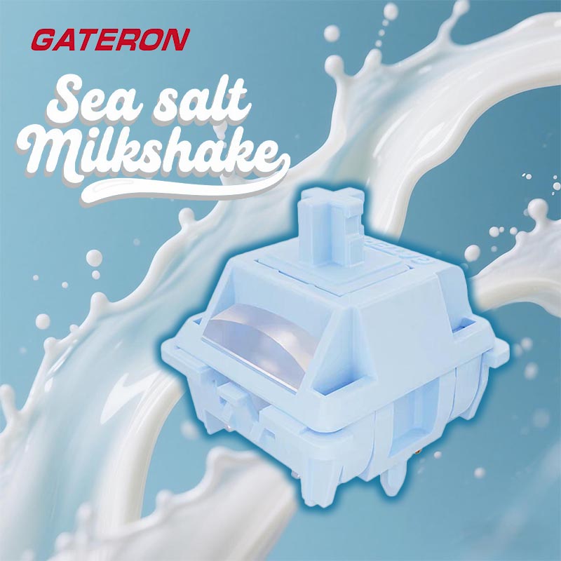 Gateron Sea Salt Smoothie Linear Switches Суичове за Механична Клавиатура Линейни (10 броя) - TypeHero