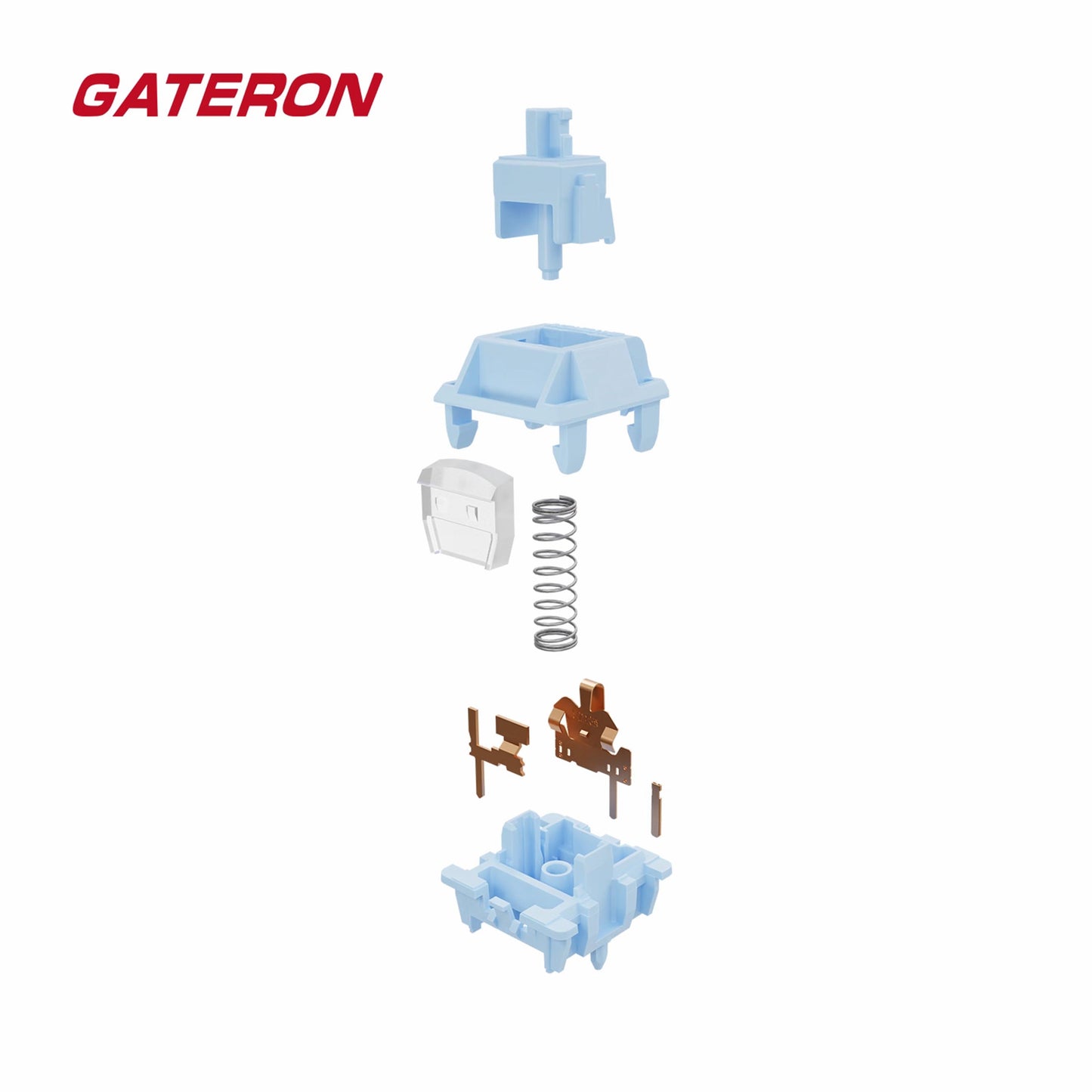 Gateron Sea Salt Smoothie Linear Switches Суичове за Механична Клавиатура Линейни (10 броя) - TypeHero