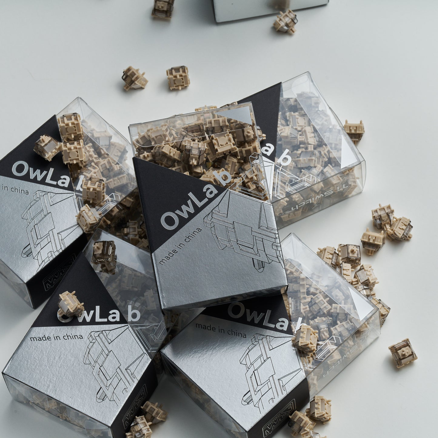 Owlab TI HE Hall Effect Magnetic Switch Магнитни Суичове за Клавиатура (70 броя)