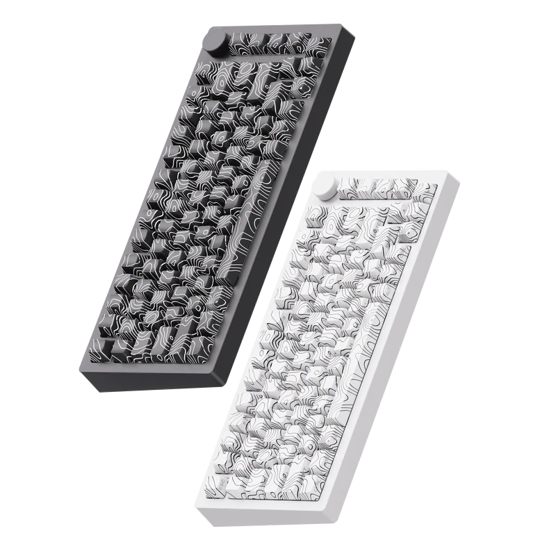 Monsgeek M1v5 x Akko Creamy Purple Pro / Akko Piano Pro v3 Linear (Pre-Built) 75% Aluminum Mechanical Keyboard (VIA) - TypeHero