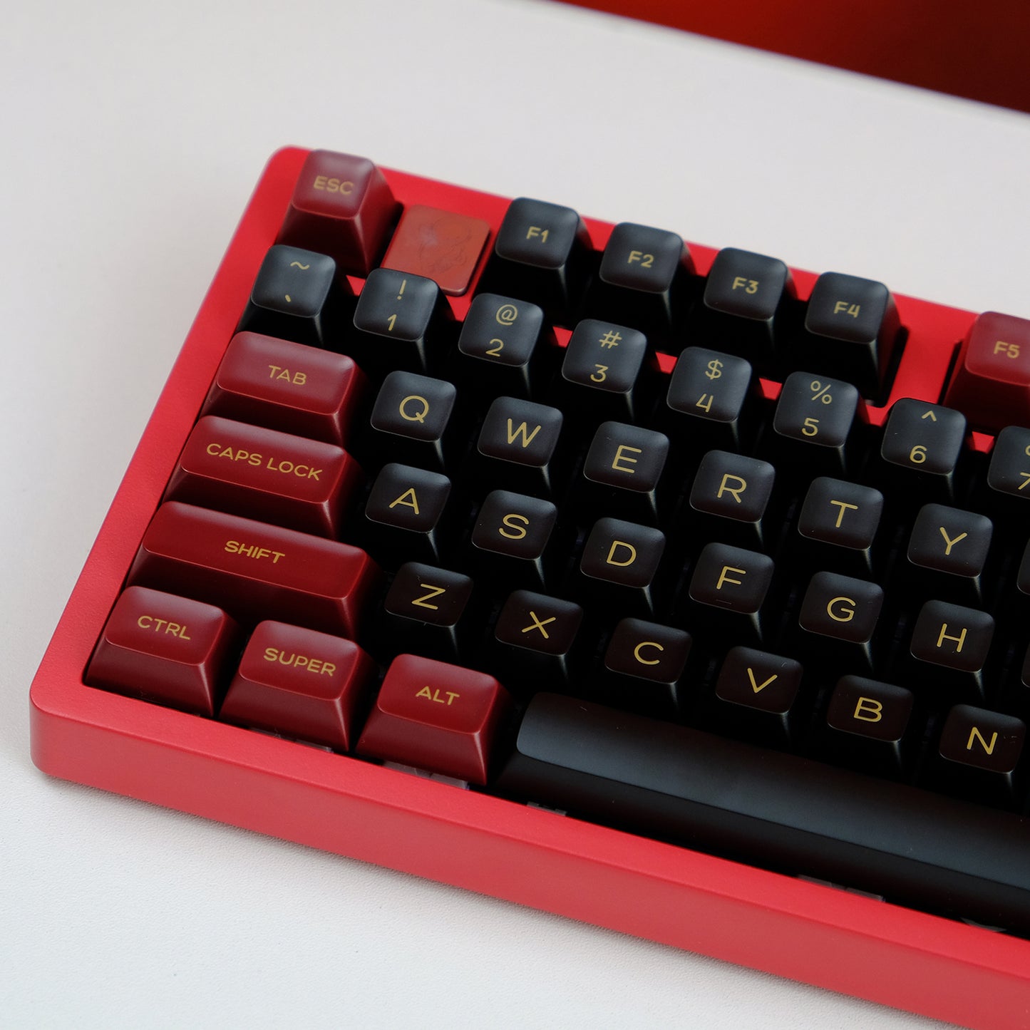 Red Samurai SA Профил PBT Doubleshot Капачки за Механична Клавиатура