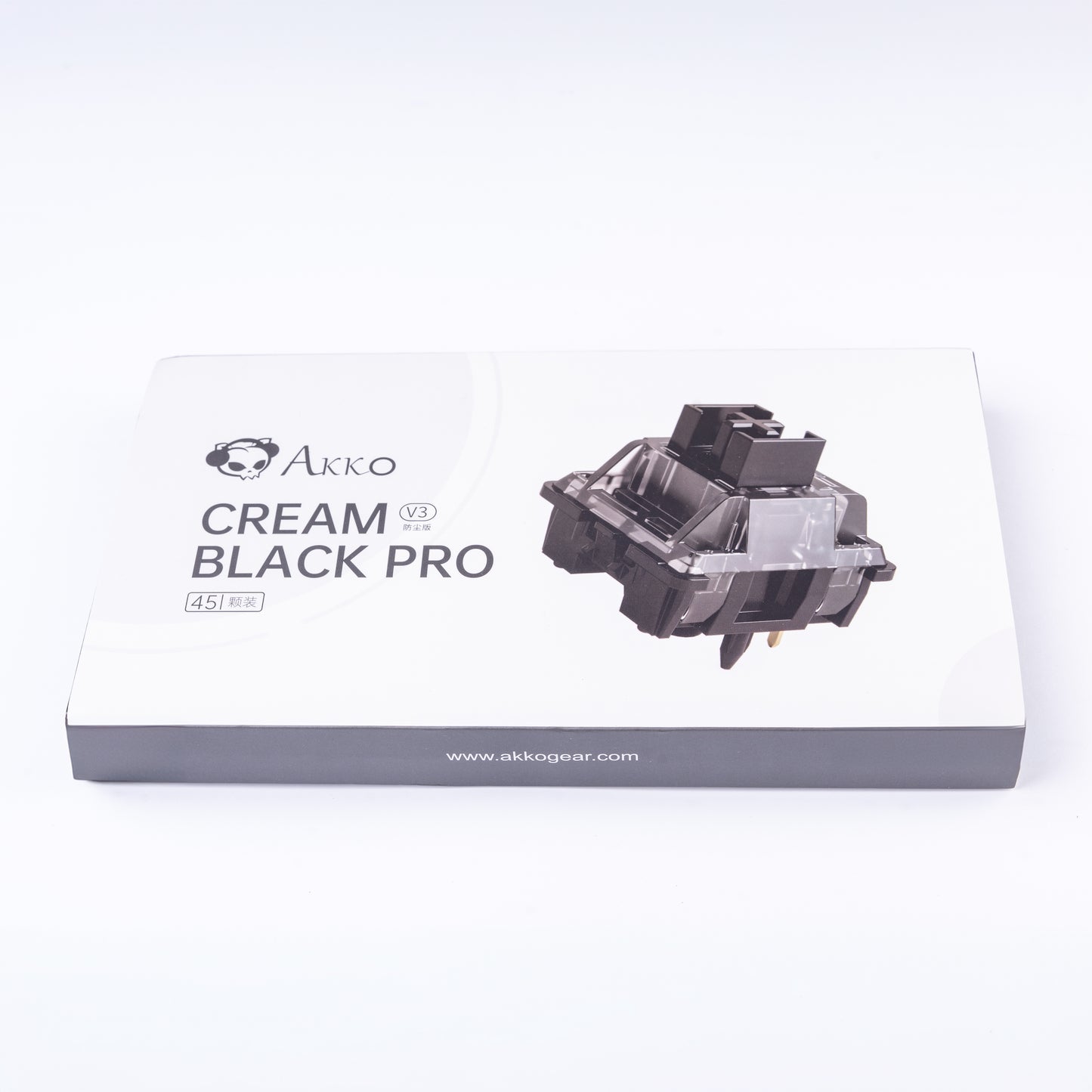 Akko Creamy Black Pro v3 Суичове (x45 броя) за Механична Клавиатура 5-pin - TypeHero