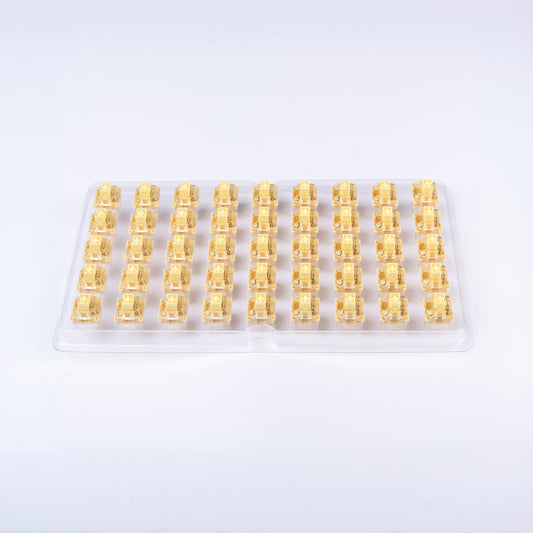 Akko Creamy Yellow Pro v3 Суичове (x45 броя) за Механична Клавиатура 5-pin - TypeHero