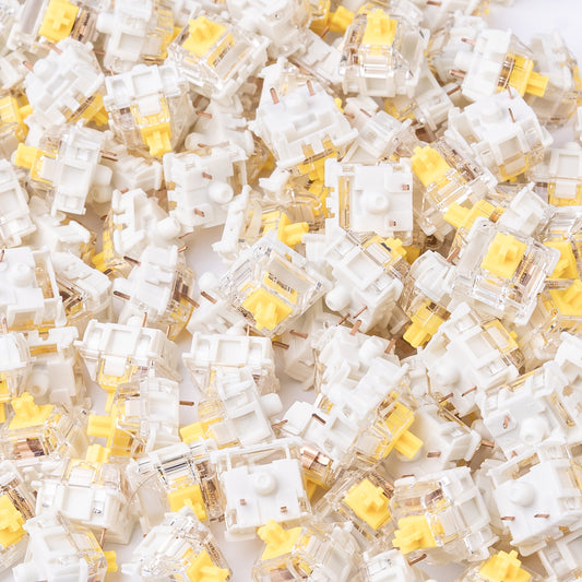 Gateron G Pro 3.0 Yellow Суичове за Механична Клавиатура 3-pin (10 броя) - TypeHero