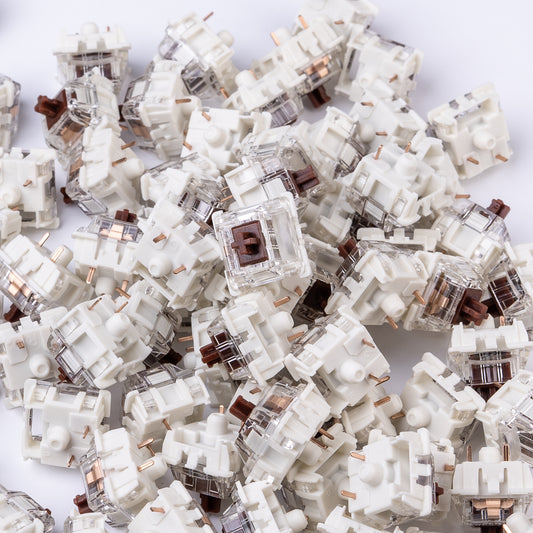 Gateron G Pro 3.0 Brown Суичове за Механична Клавиатура 3-pin (10 броя) - TypeHero