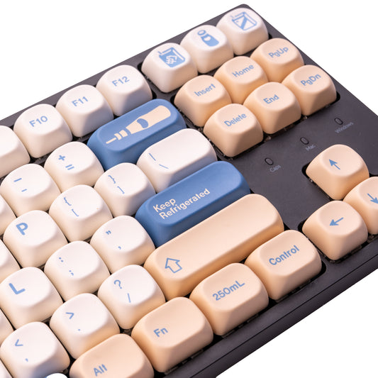 Soy Milk PBT Dye-Sub XDA/KOA/MOG Капачки за Механична Клавиатура - TypeHero