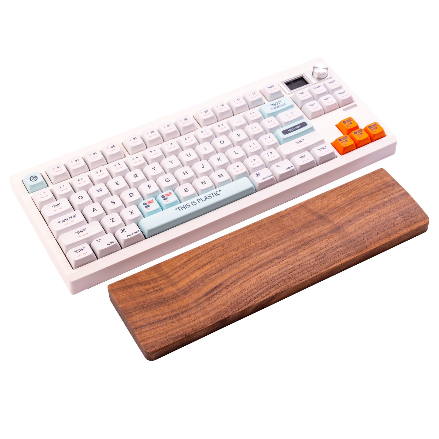 TypeHero Поставка за Китки от Орехово Дърво 30cm / 36cm - TypeHero