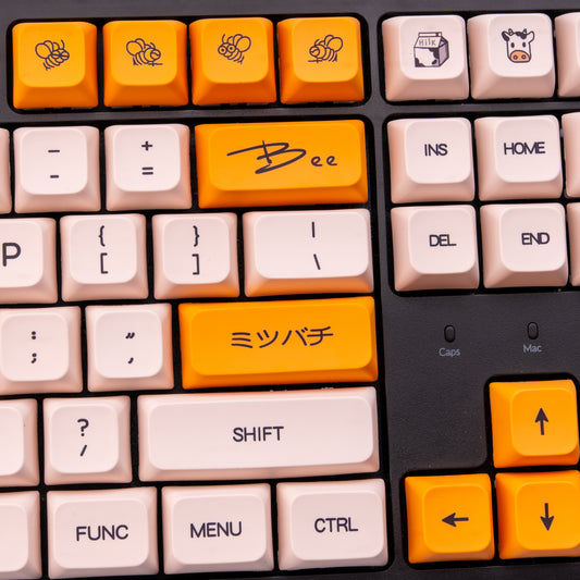 Honey Milk PBT Dye-Sub XDA Капачки за Механична Клавиатура - TypeHero
