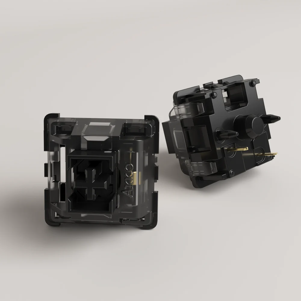 Akko Creamy Black Pro v3 Суичове (x45 броя) за Механична Клавиатура 5-pin - TypeHero