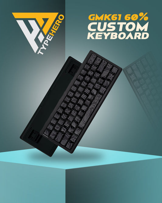GMK61 60% Механична Клавиатура Комплект (Сглоби си сам) - TypeHero