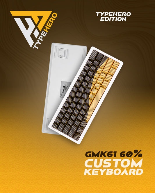 GMK61 60% Механична Клавиатура TypeHero Edition Комплект (Сглоби си сам) - TypeHero