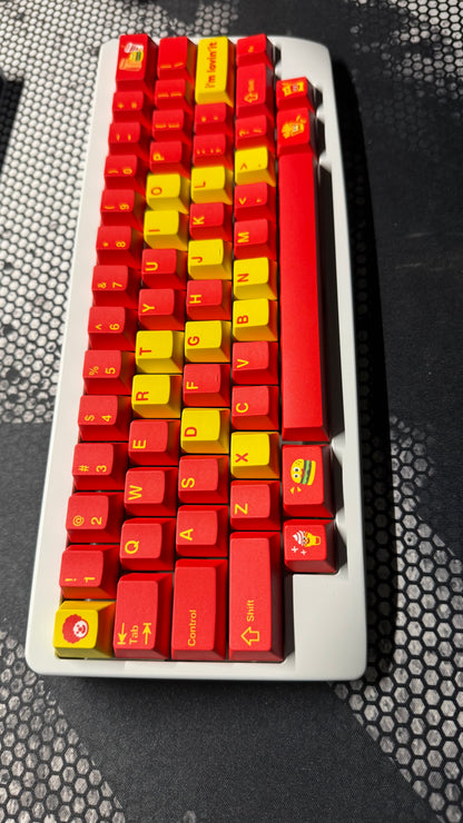 Agar 60% HHKB McDonalds Edition Custom Built by TypeHero