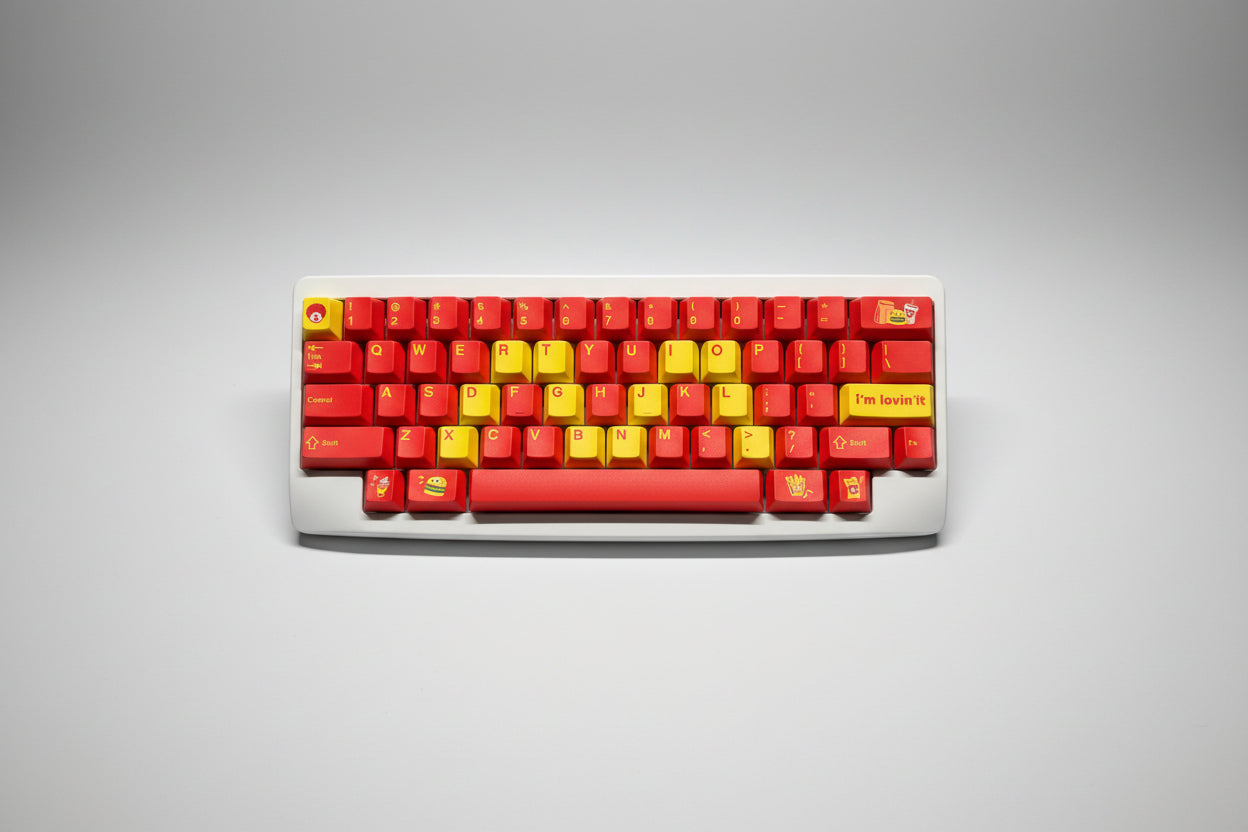 Agar 60% HHKB McDonalds Edition Custom Built by TypeHero
