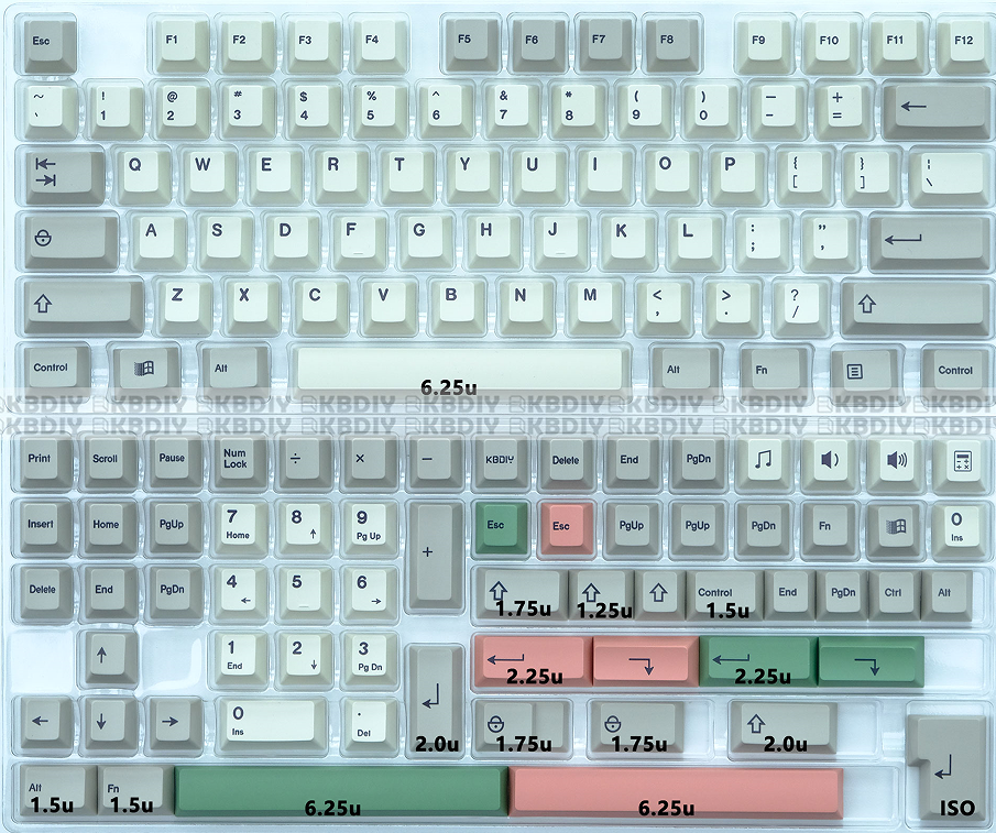 Retro PBT Dye-Sub Cherry Капачки за Механична Клавиатура