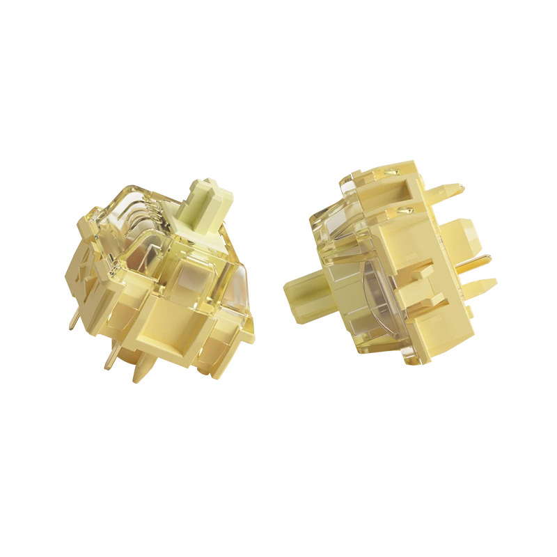 Akko Creamy Yellow Pro v5 Суичове (45 броя) за Механична Клавиатура 5-pin