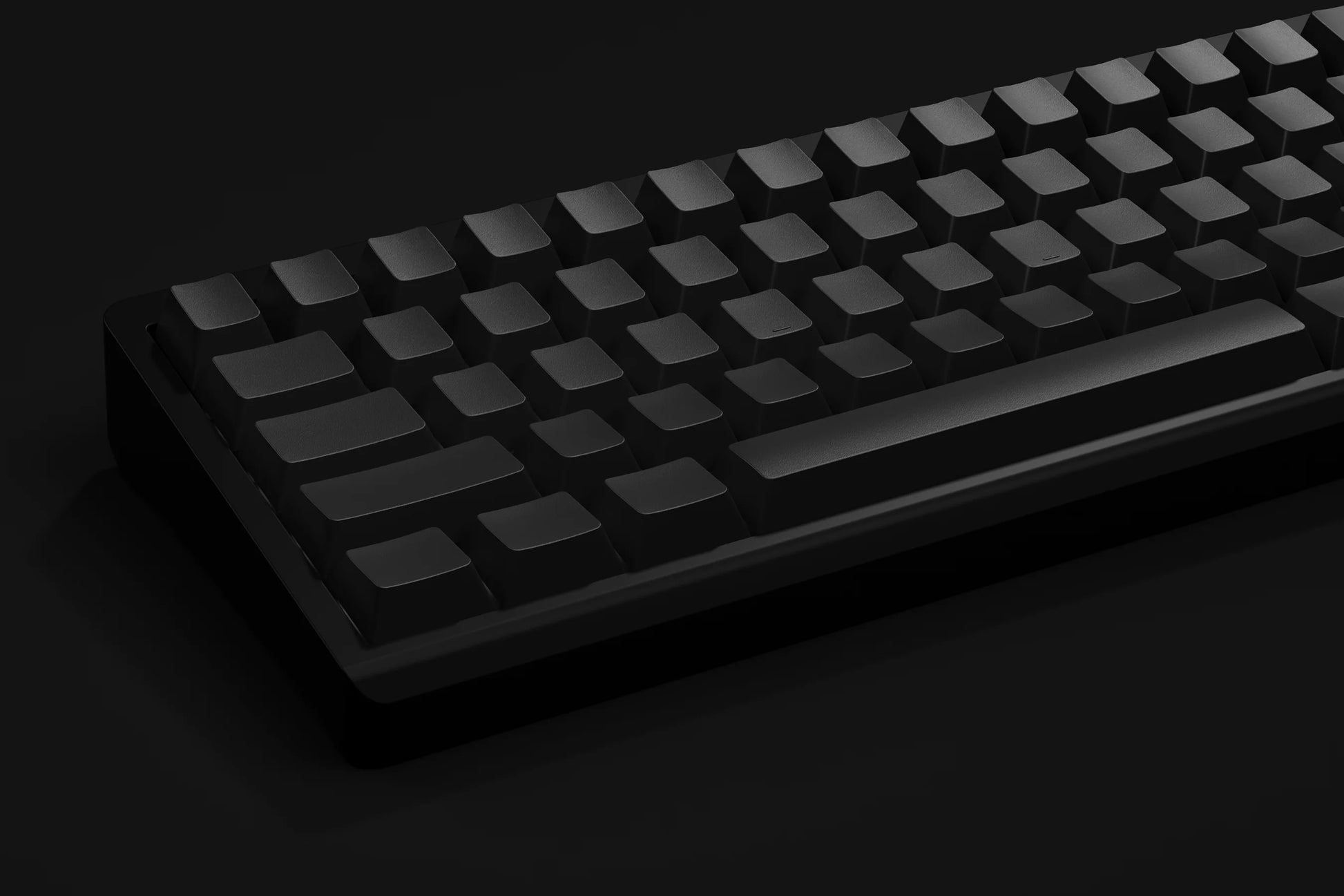 Капачки Без Надписи 125 броя Cherry Profile PBT Blank Keycap Set White Black - TypeHero