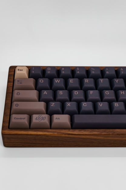 Walnut Stone 60% HHKB – Ръчно Сглобена Механична Клавиатура 64 Клавиша