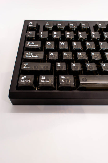 Прозрачни / Transparent (опушени) Kапачки за Механична Клавиатура Cherry профил - TypeHero