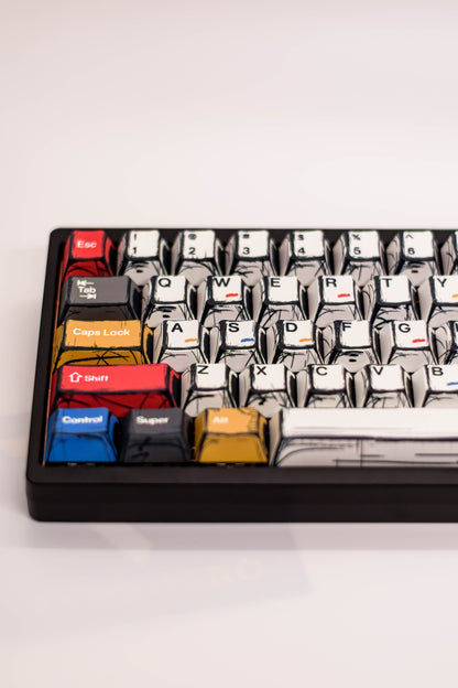 Lucky65 v2 65% Компактна Алуминиева Механична Клавиатура Поръчкова Сглобка (Custom Built) (VIA) (Black) - TypeHero