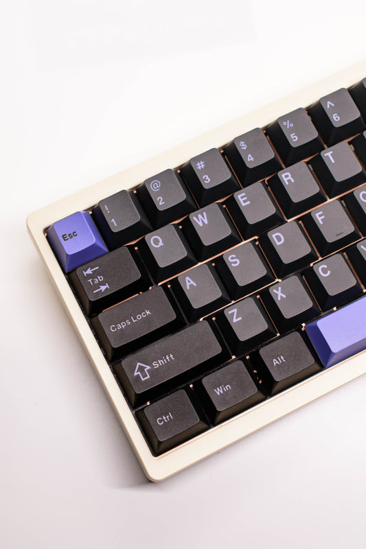 Night Shade PBT DoubleShot Cherry Profile Keycaps 130 броя Капачки за Механична Клавиатура - TypeHero