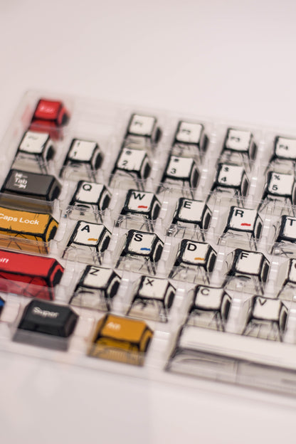 Comix Капачки Cherry Профил PBT DYE SUB - TypeHero