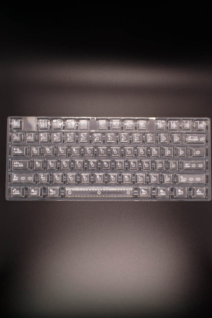 Прозрачни / Transparent Kапачки за Механична Клавиатура Cherry профил - TypeHero