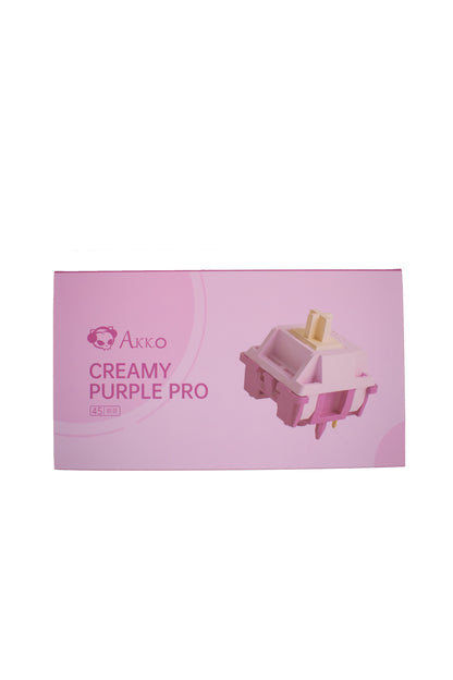 Akko Creamy Purple Pro Суичове (45 Броя) за Механична Клавиатура 5-pin - TypeHero