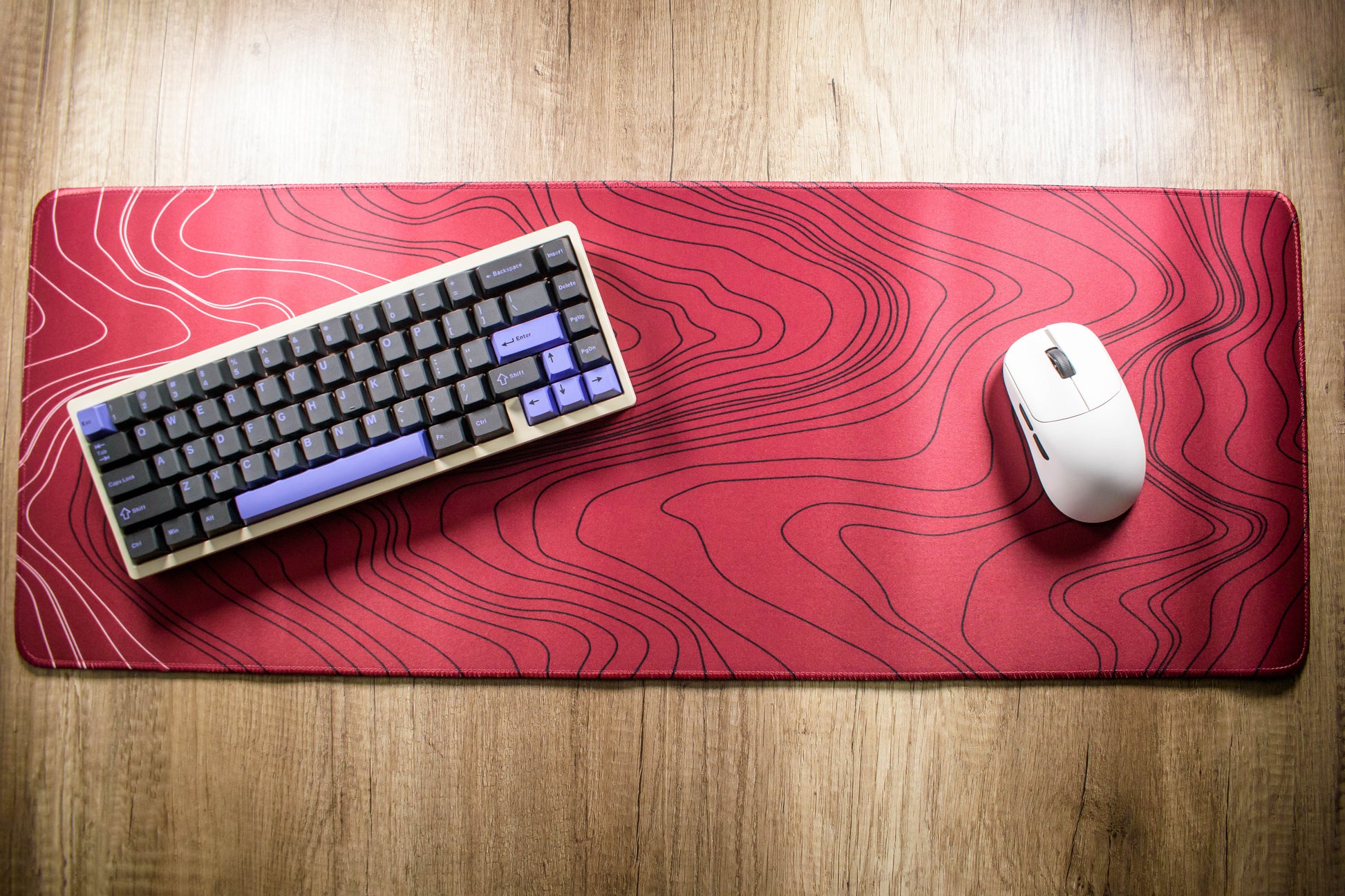 Desk Pad / Mouse Pad - Подложка за Бюро, Клавиатура и Мишка 800x300x3mm - TypeHero