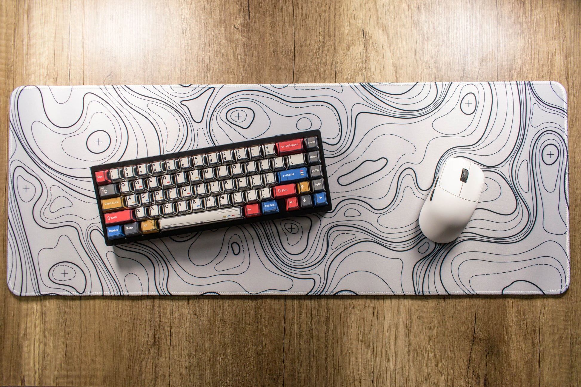 Desk Pad / Mouse Pad - Подложка за Бюро, Клавиатура и Мишка 800x300x3mm - TypeHero