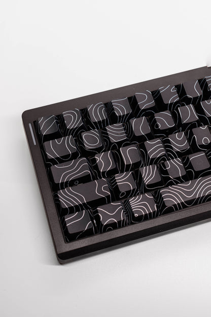 Topographic Cherry Profile PBT Dye Sub Side Print Капачки за Механична Клавиатура (Пълен комплект) - TypeHero